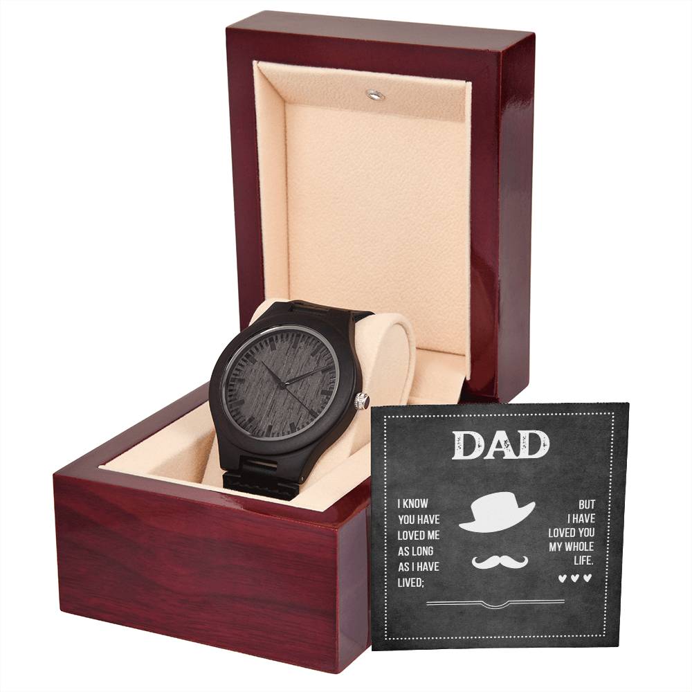 Dad's Love - Wooden Watch